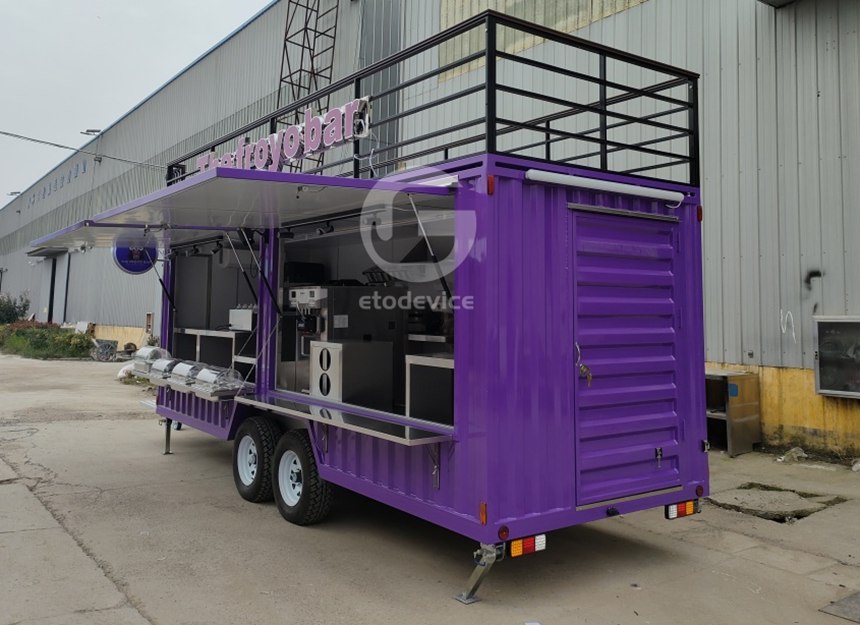 ETODEVICE Shipping Container Food Trailer for Sale